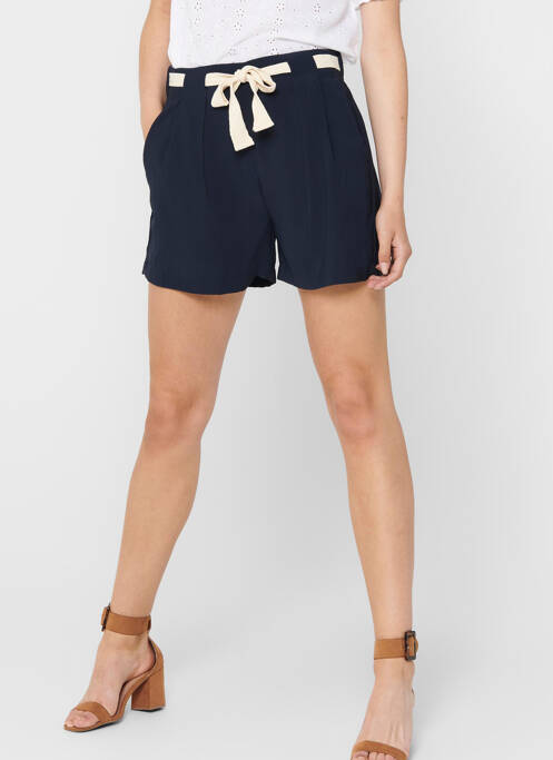 Short bleu JACQUELINE DE YONG femme