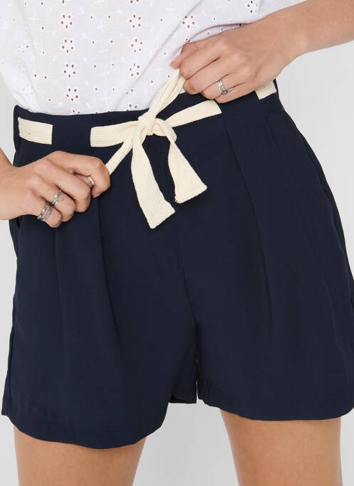 Short bleu JACQUELINE DE YONG femme