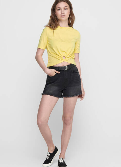 T-shirt jaune ONLY pour femme
