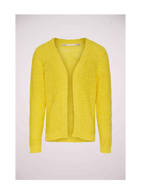 Gilet manches longues jaune ONLY pour fille
