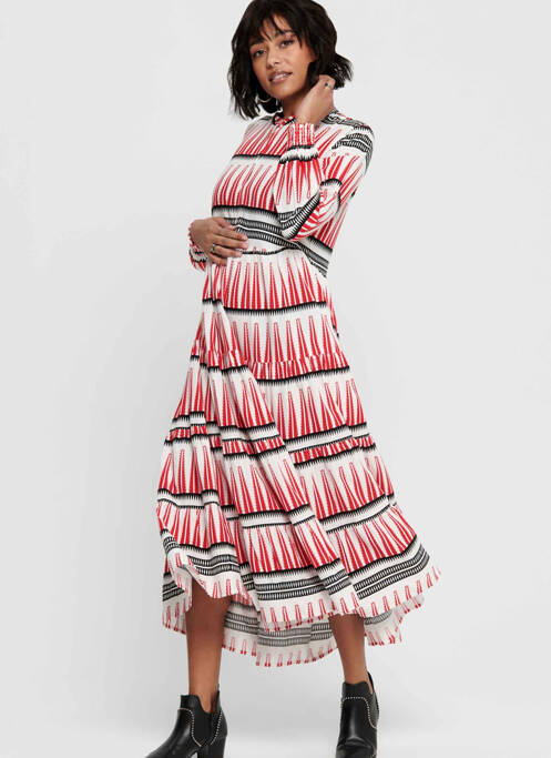 Robe longue blanc ONLY pour femme