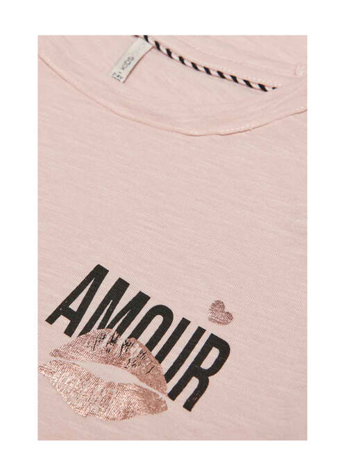 T-shirt rose ONLY pour fille