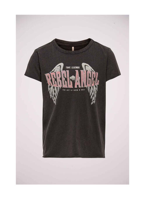 T-shirt noir ONLY pour fille