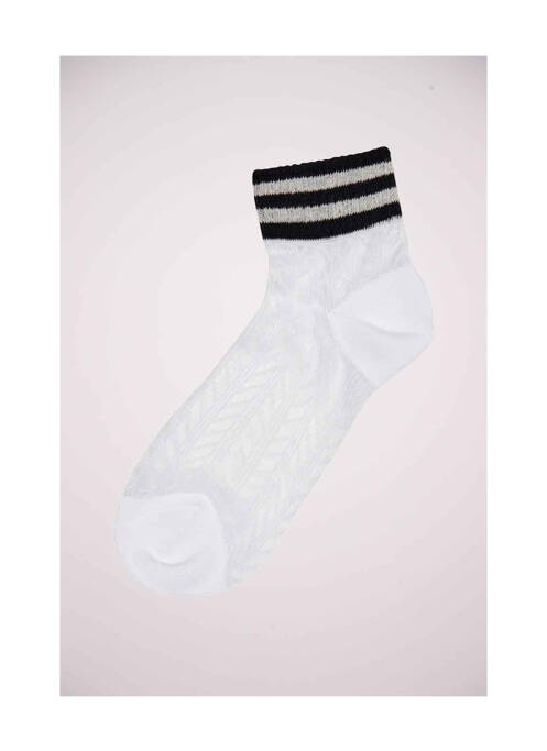Chaussettes blanc ONLY pour femme