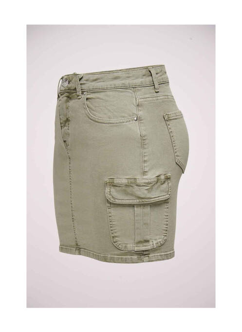 Jupe courte vert ONLY femme