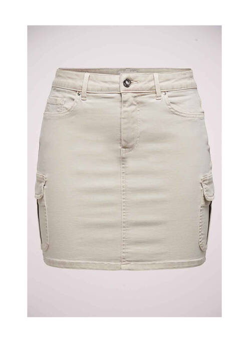 Jupe courte marron ONLY pour femme
