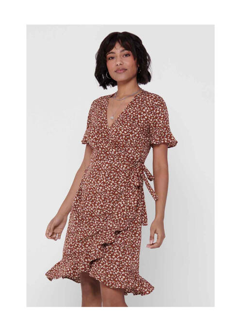 Robe courte rouge ONLY pour femme