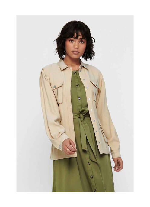 Blazer beige ONLY pour femme