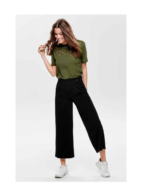 Pantalon large noir JACQUELINE DE YONG pour femme