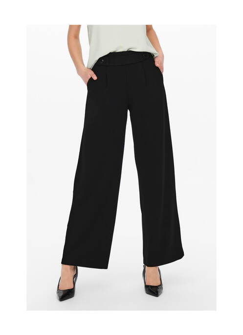 Pantalon large noir JACQUELINE DE YONG pour femme