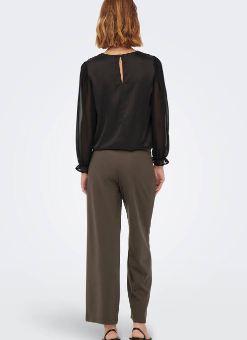 Pantalon flare marron JACQUELINE DE YONG pour femme