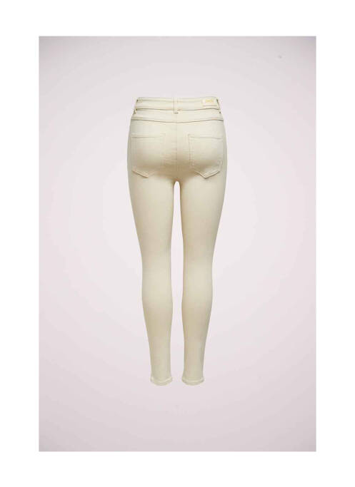 Jeans skinny beige ONLY pour femme