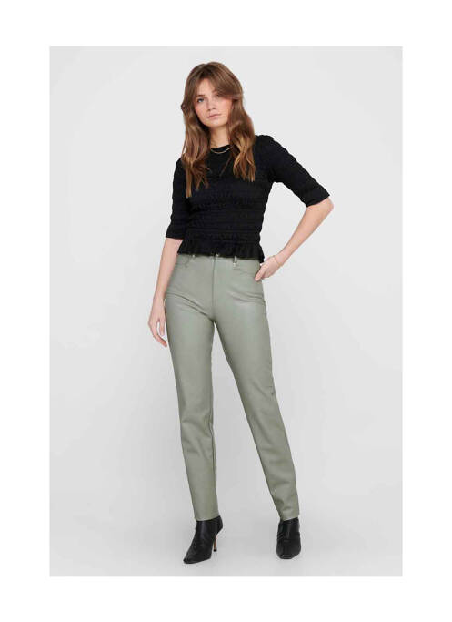 Pantalon slim gris ONLY pour femme