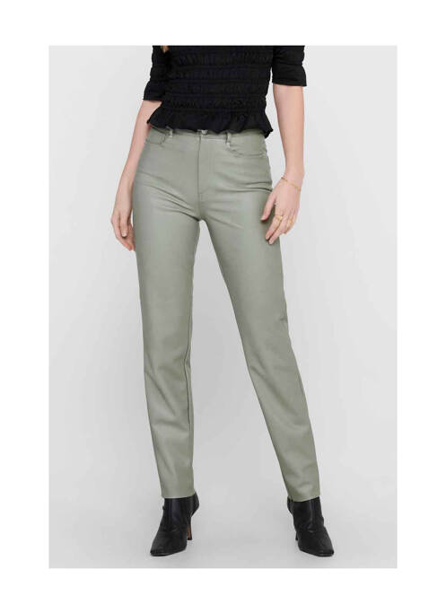 Pantalon slim gris ONLY pour femme