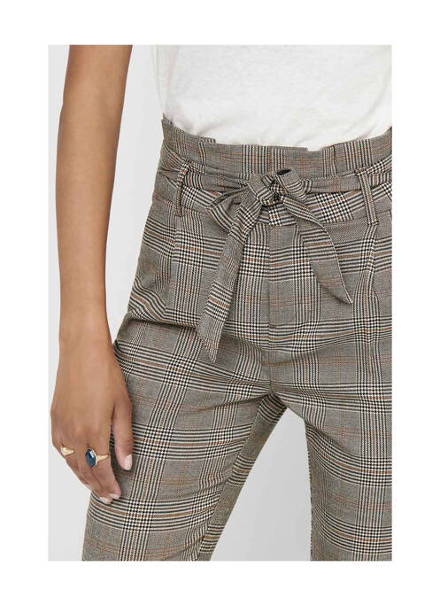 Pantalon slim beige ONLY pour femme