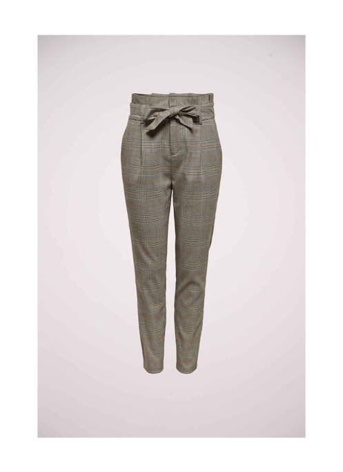 Pantalon slim beige ONLY pour femme