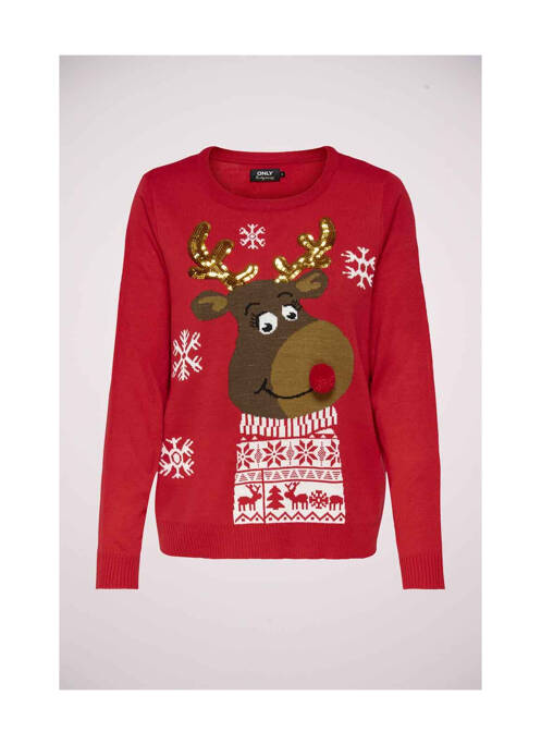 Pull rouge ONLY pour femme