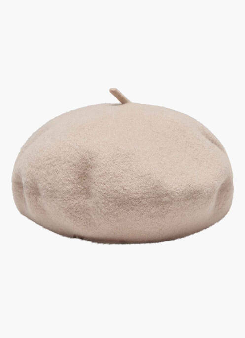 Bonnet beige ONLY pour femme