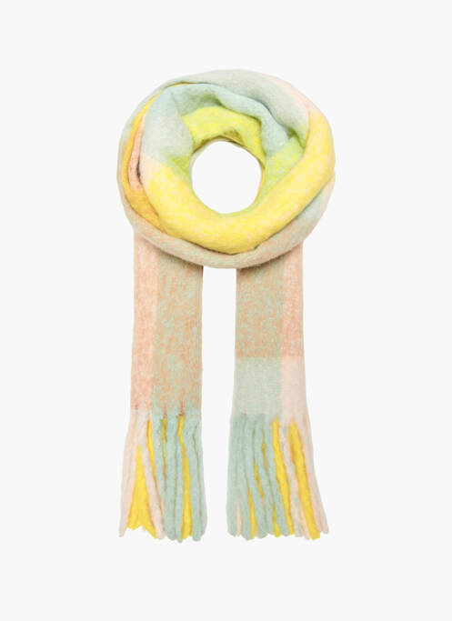 Echarpe jaune ONLY pour femme