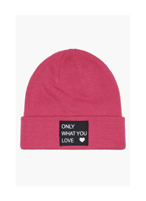 Bonnet rose ONLY fille