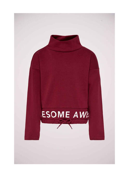 Sweat-shirt à capuche rouge ONLY pour fille