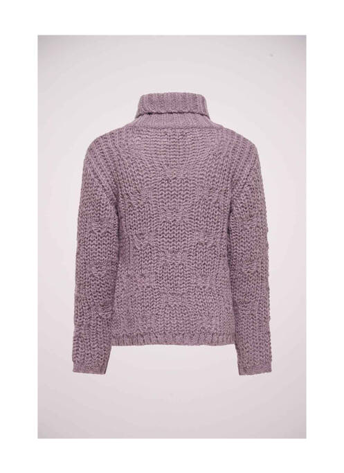 Pull col roulé rouge ONLY pour fille