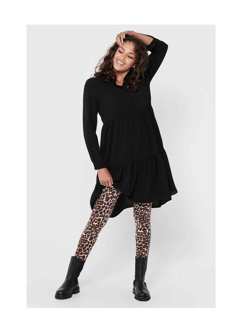 Robe courte noir JACQUELINE DE YONG pour femme