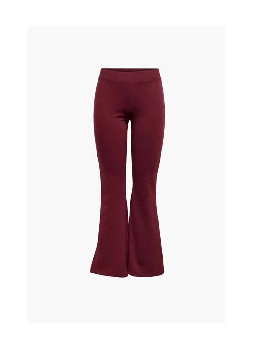 Pantalon flare rouge ONLY pour femme