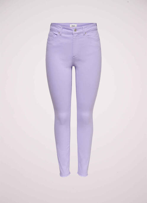 Jeans skinny violet ONLY pour femme