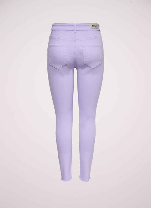 Jeans skinny violet ONLY pour femme