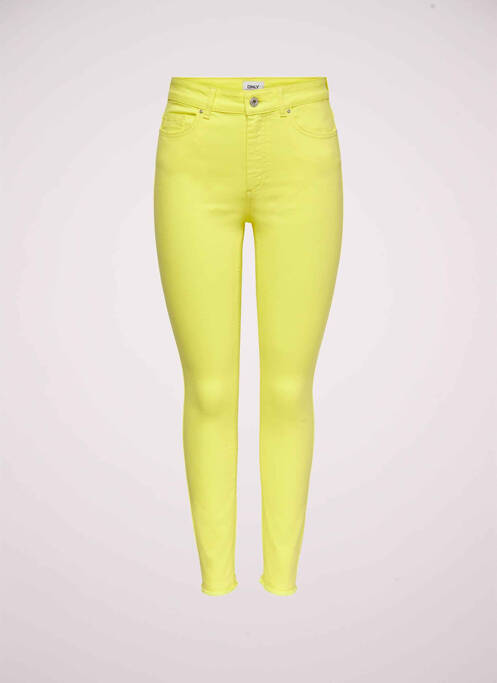 Jeans skinny jaune ONLY pour femme