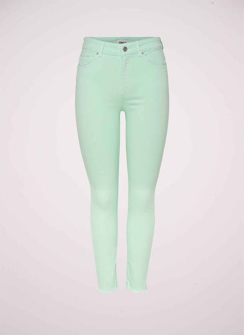 Jeans skinny vert ONLY pour femme