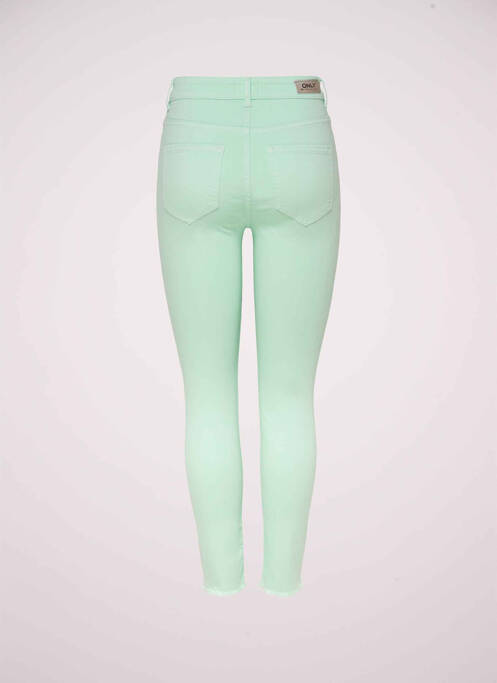 Jeans skinny vert ONLY pour femme