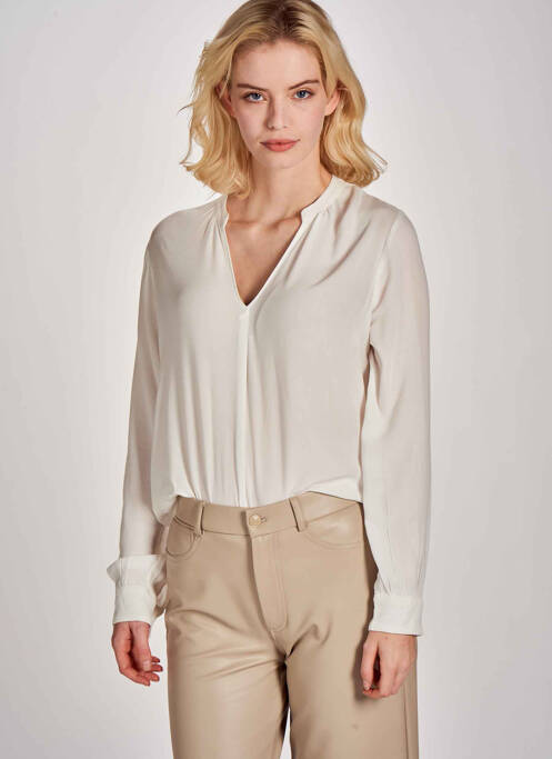 Tunique manches longues beige ONLY pour femme