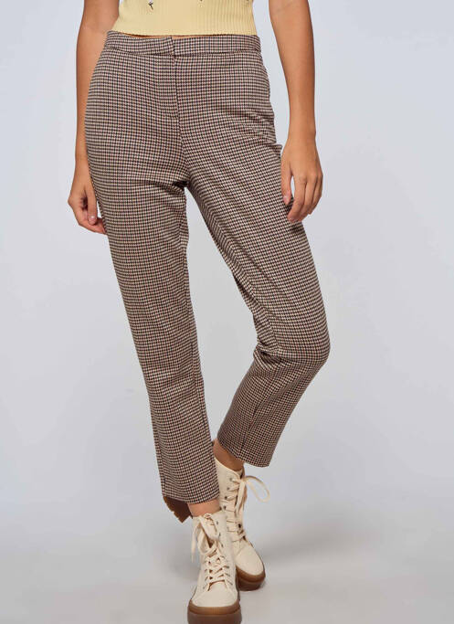 Pantalon chino marron ONLY pour femme