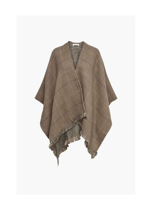 Poncho marron ONLY femme