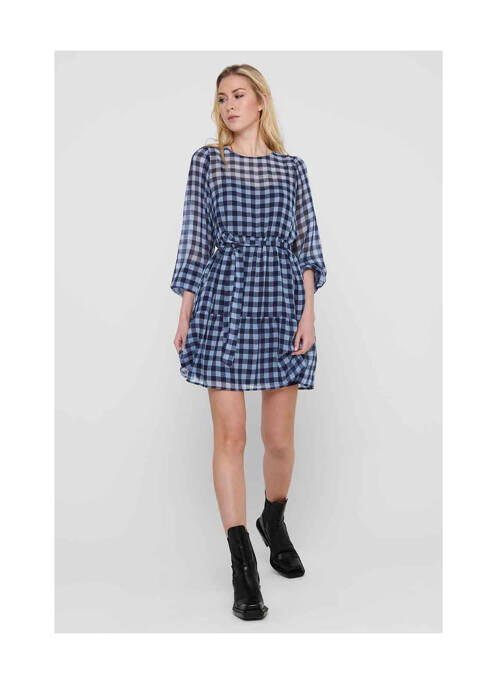 Robe courte bleu ONLY pour femme