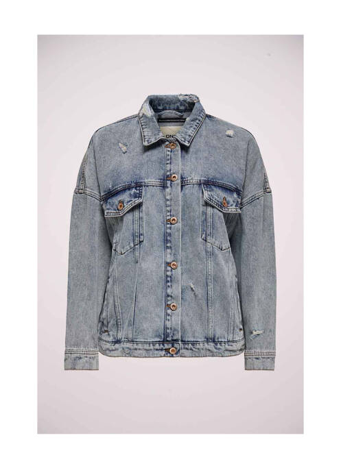 Veste casual bleu ONLY pour femme