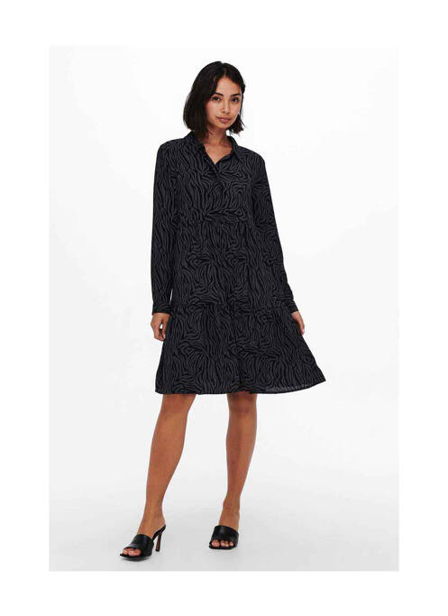 Robe courte noir JACQUELINE DE YONG pour femme