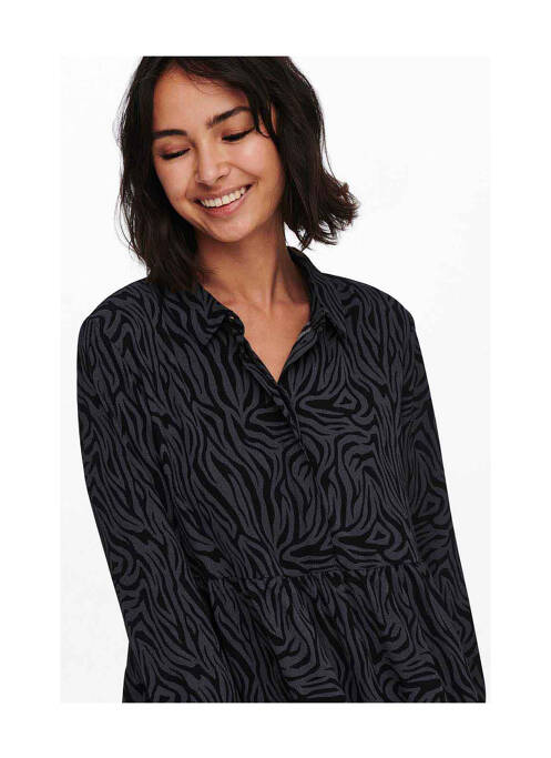 Robe courte noir JACQUELINE DE YONG femme