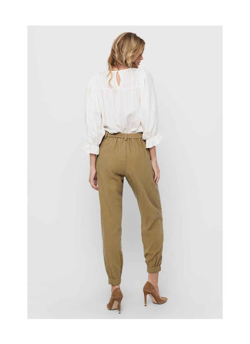 Pantalon droit marron ONLY pour femme