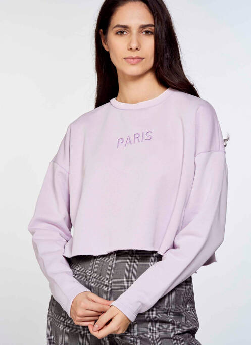 Sweat-shirt violet ONLY pour femme