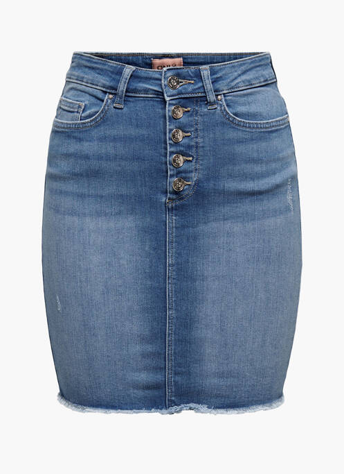 Jupe courte bleu ONLY pour femme