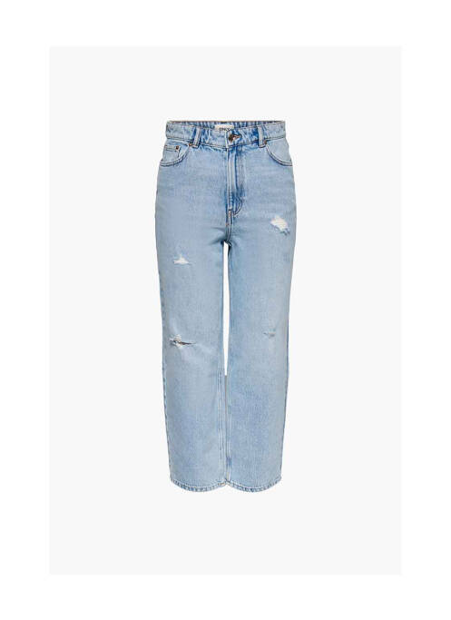 Jeans coupe large bleu ONLY pour femme