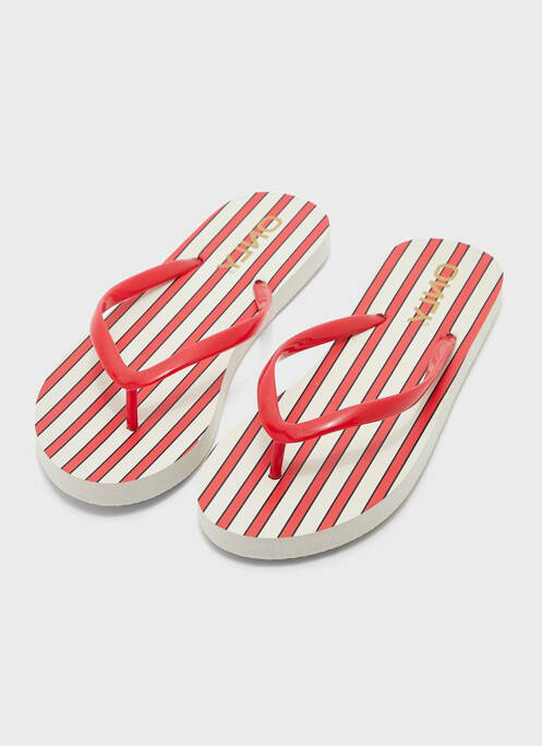 Mules/Sabots rouge ONLY femme