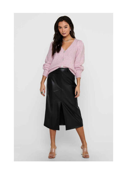 Gilet manches longues violet ONLY pour femme