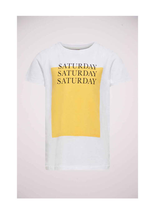 T-shirt blanc ONLY pour fille