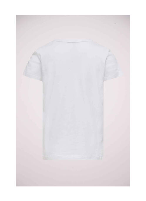 T-shirt blanc ONLY pour fille