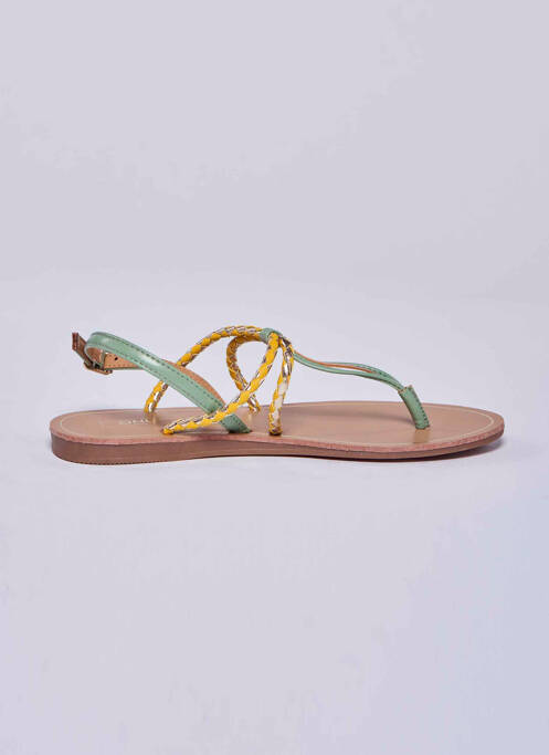 Sandales/Nu pieds jaune ONLY femme