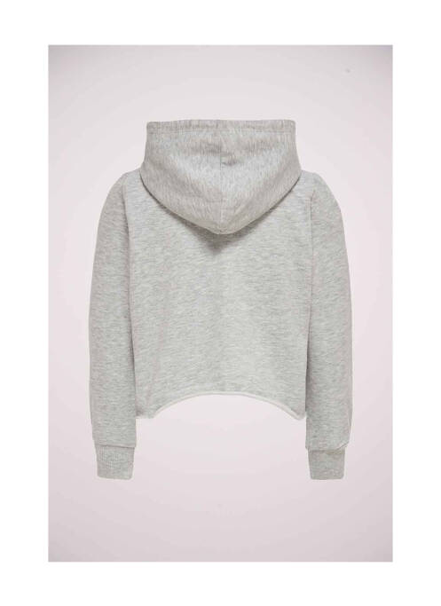 Sweat-shirt à capuche gris ONLY pour fille